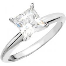Forever Brilliant Princess Ring. 6.5mm = 1.75ctw