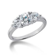 Moissanite Past, Present & Future Ring. Item Number ENR1957-ENR1959-ENR1960-ENR1961