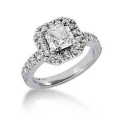 Diamond & Moissanite Bridal Set. ENS375-378