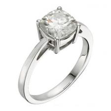 New Lower Prices - In Stock, Ships in 48 hours. Forever Brilliant Moissanite Modern Solitaire Ring