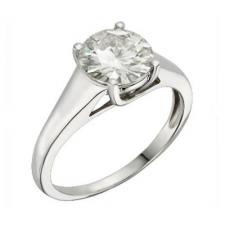 New Lower Prices - In Stock, Ships in 48 hours. Forever Brilliant Moissanite Lucern Solitaire Ring
