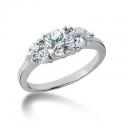Moissanite Past, Present & Future Ring. Item Number ENR1957-ENR1959-ENR1960-ENR1961