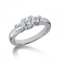 Moissanite Past, Present & Future Ring. Item Number ENR1998-ENR1999-ENR2000