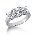 Moissanite Past, Present & Future Ring. Item Number ENR2431-ENR2436-ENR2441-ENR2446-ENR2451