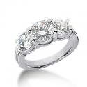 Moissanite Past, Present & Future Ring. Item Number ENR445-ENR447-ENR448