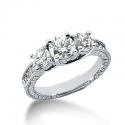 Moissanite Past, Present & Future Ring. Item Number ENR732-ENR736-ENR741-ENR751-ENR756